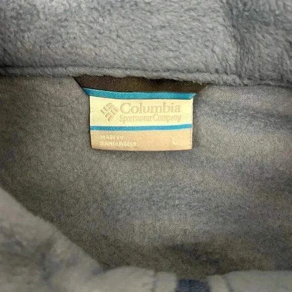 Columbia Fleece Full Zip Jacket Women’s Sz L - Picture 4 of 5